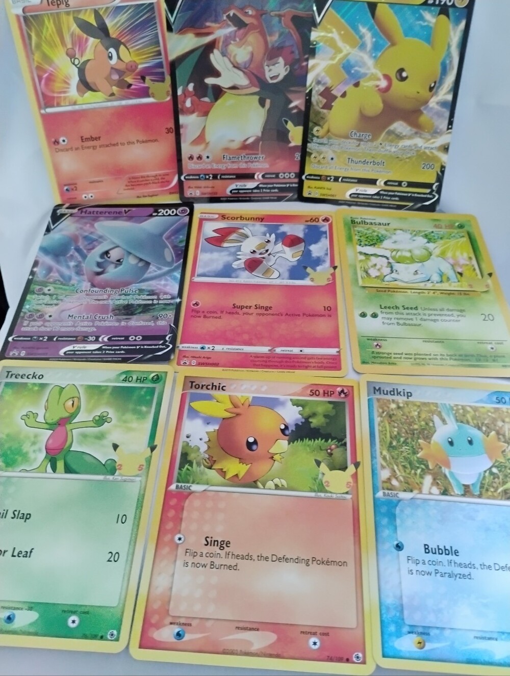 Set Of 9 Jumbo Pokemon Cards